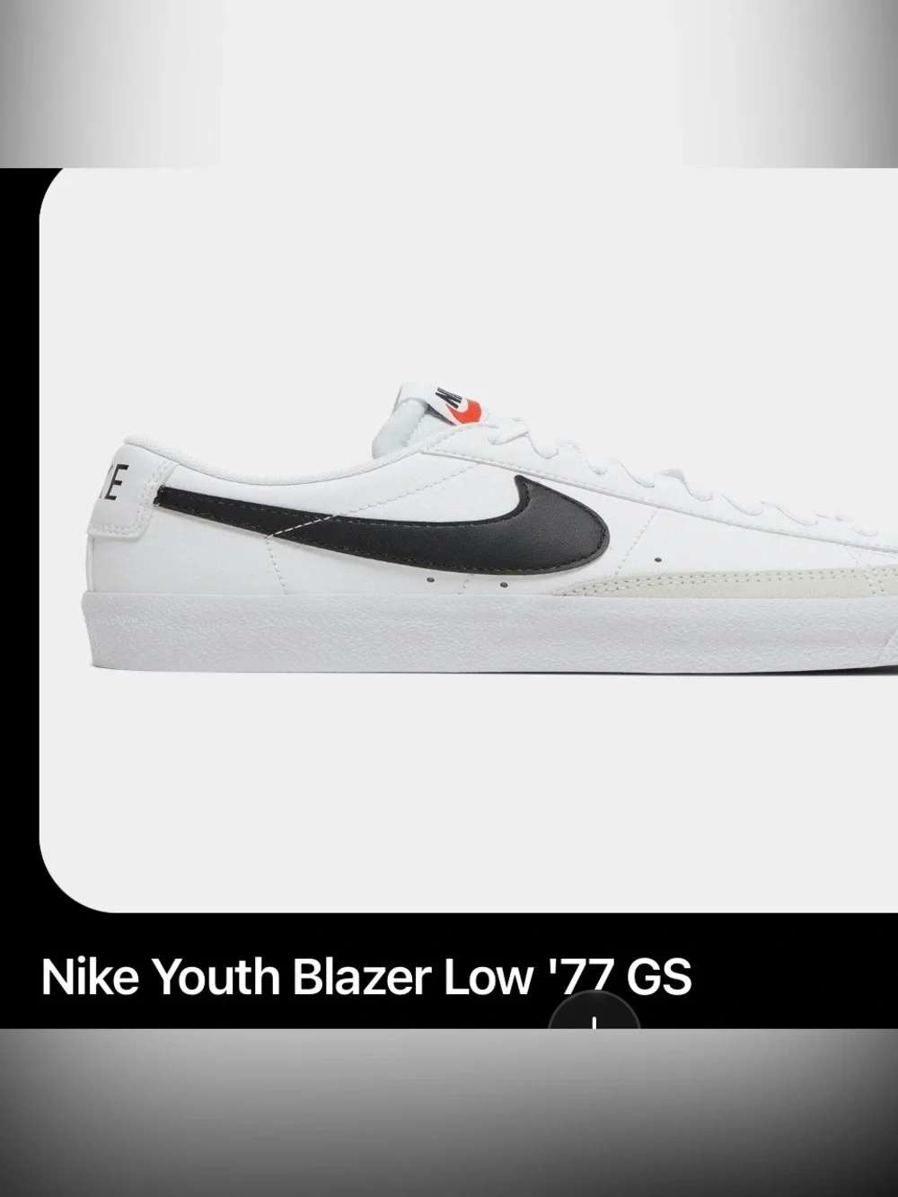 Nike Youth Blazer Low 77 Vintage Sneakers